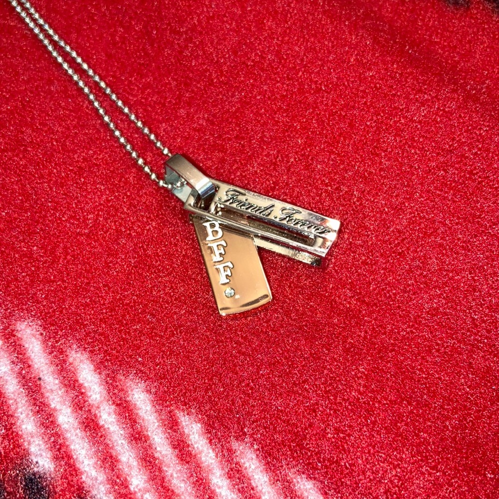 2 for $15 GANZ Necklace Hidden Message “ 
BFF FRIENDS FOREVER Necklace 18”+3”Ext